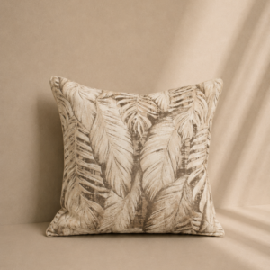 Cojín Hojas Botánicas - Beige